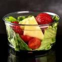 12 oz. Crystal Clear Recycled PET Plastic Round Deli Container - 500/Case
