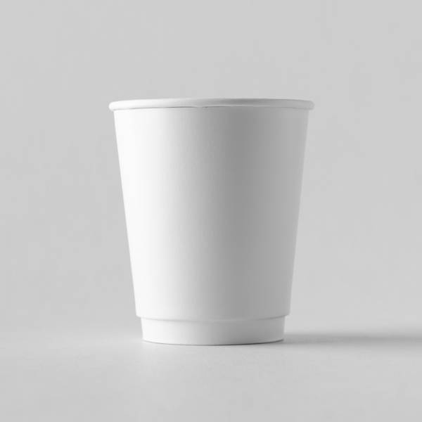 12 oz. White Double Wall Paper Coffee Cup - 500/case