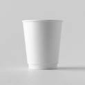 20 oz. White Double Wall Paper Coffee Cup - 500/case