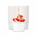 5 oz White Paper Ice Cream / Frozen Yogurt Cup - 50/Bag