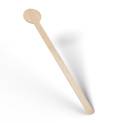 7 1/2" Eco-Friendly Wooden Coffee / Drink Stirrer with Round Top - 1000/Case