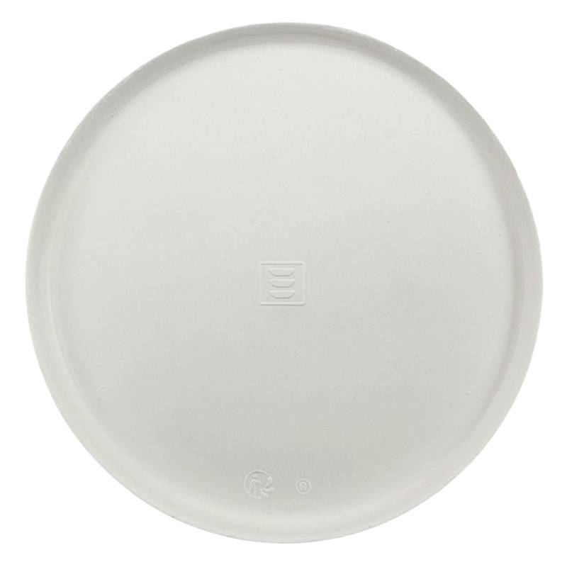 Ano 6.3" PFAS Free Compostable Sugarcane Pulp Plate - 25/Case