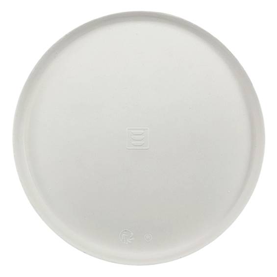 Ano 6.3" PFAS Free Compostable Sugarcane Pulp Plate - 600/Case