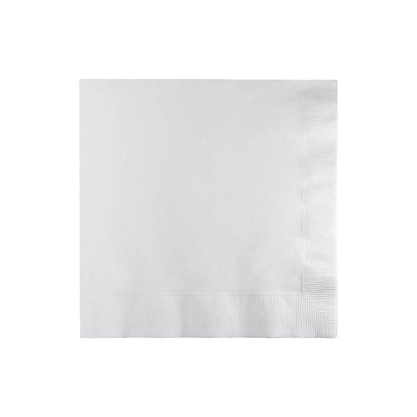 Silver Beverage Paper Napkin - 50/cs