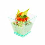 2 oz Square Sea Green Plastic Mini Kova Cup 400/Case