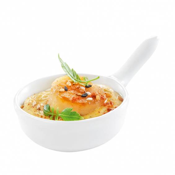 Porcelain Mini Sauce Pan 2 oz. - Pack of 6