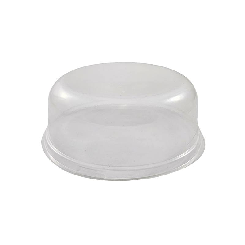 Recyclable Lid for Ano 4.7" PFAS Free Compostable Sugarcane Pulp Plate - 50/Case
