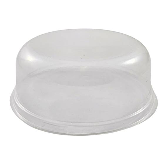 Recyclable Lid for Ano 4.7" PFAS Free Compostable Sugarcane Pulp Plate - 50/Case