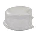 Recyclable Lid for Ano Half Moon 4.7" PFAS Free Compostable Sugarcane Pulp Plate - 50/Case