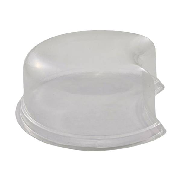 Recyclable Lid for Ano Half Moon 4.7" PFAS Free Compostable Sugarcane Pulp Plate - 50/Case